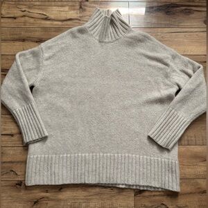 COS chunky cashmere funnel neck sweater